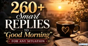 Smart Replies to “Good Morning”