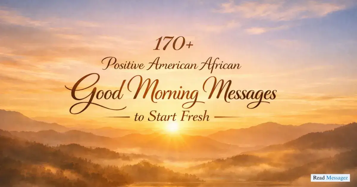 American African Good Morning Messages