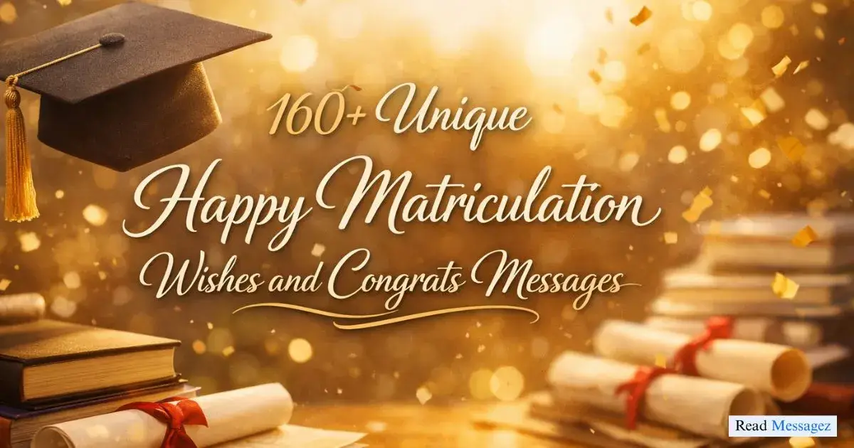 Happy Matriculation Wishes and Congrats Messages
