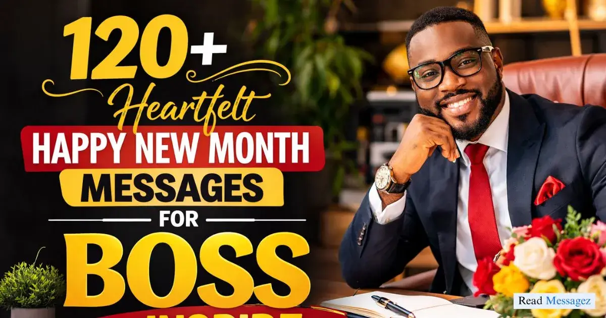 Happy New Month Messages for Boss