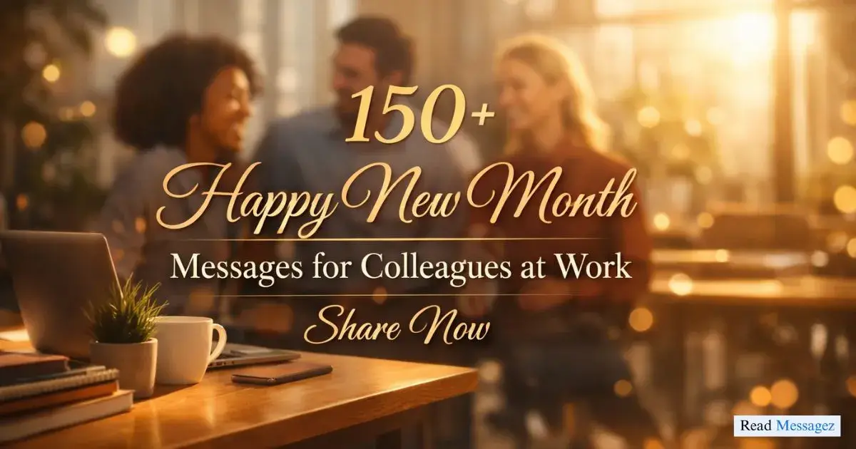 Happy New Month Messages for Colleagues