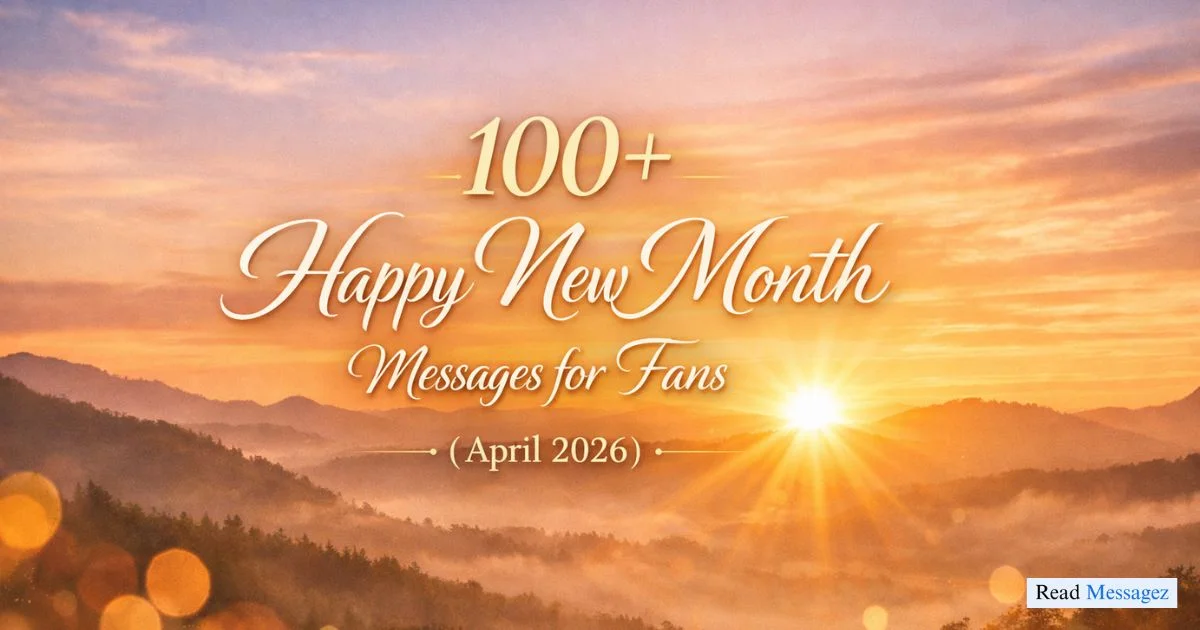 100+ Happy New Month Messages for Fans
