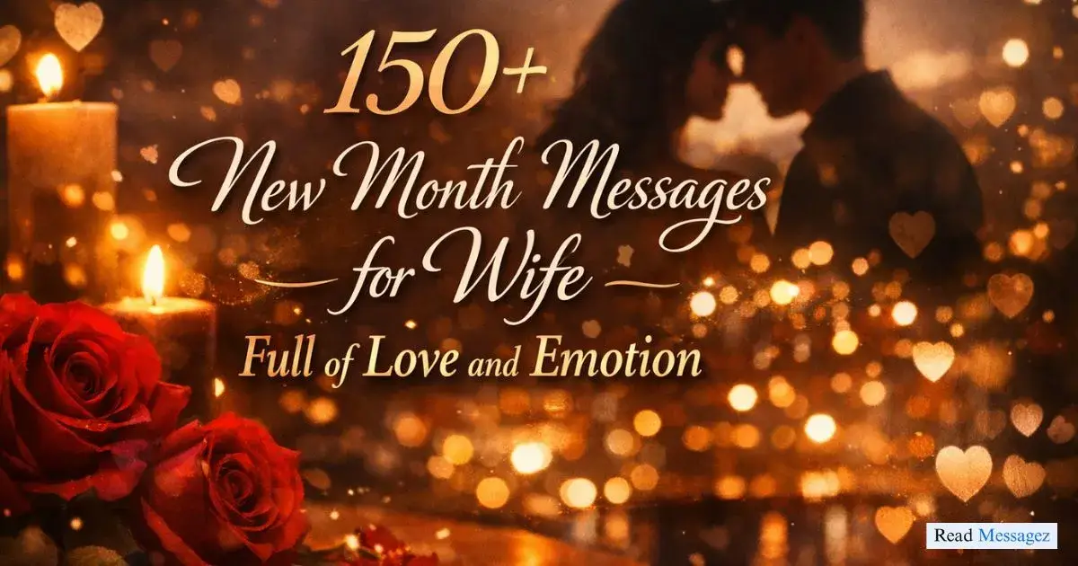 Happy New Month Messages for Wife
