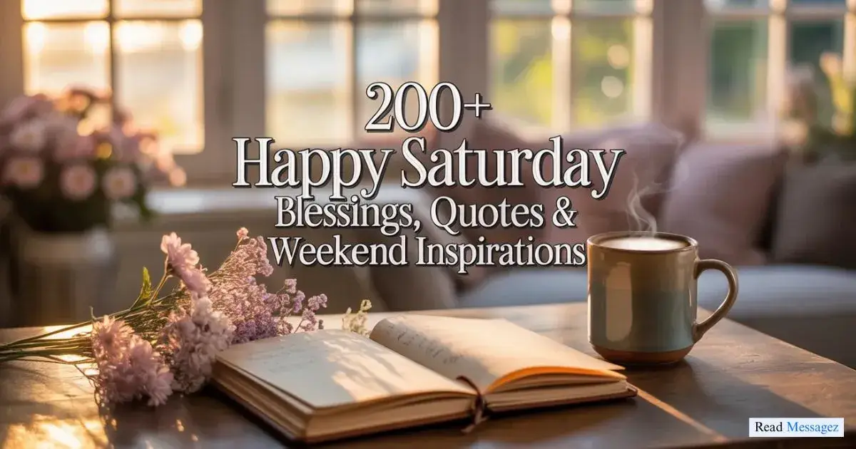Happy Saturday Blessings