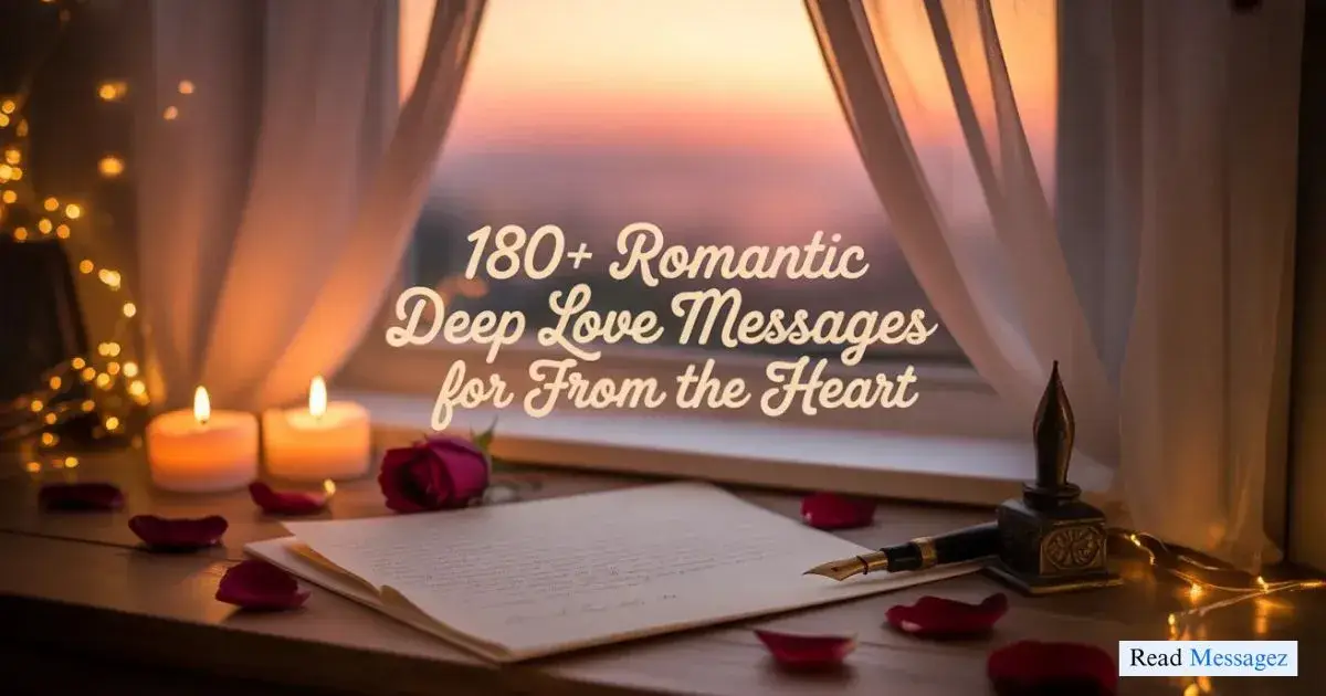 Romantic Deep Love Messages for Him