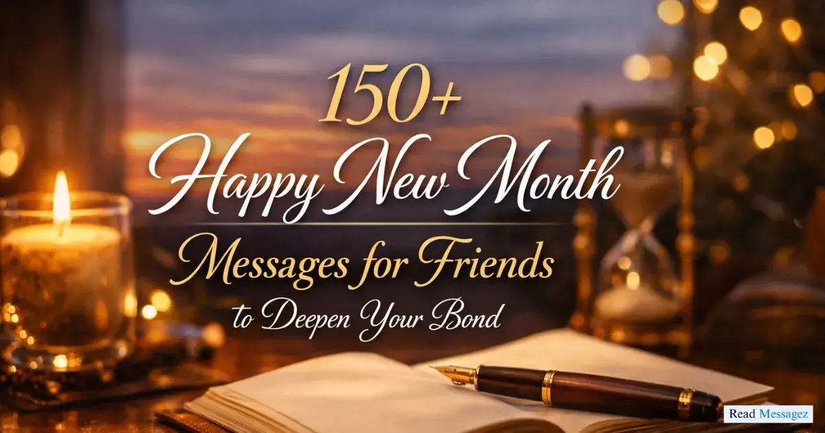 Happy New Month Messages for Friends