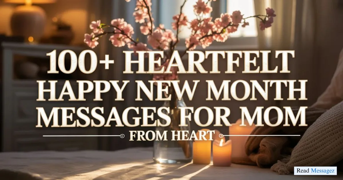 Happy New Month Messages for Mom