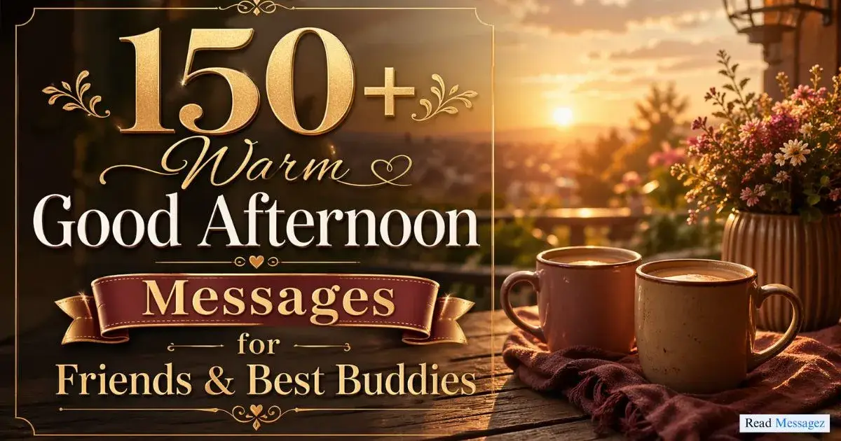 Warm Good Afternoon Messages for Friends