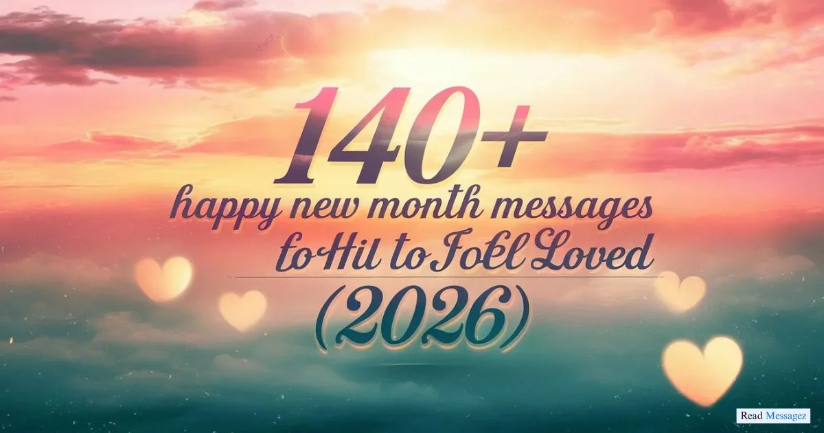 Happy New Month Messages for Him