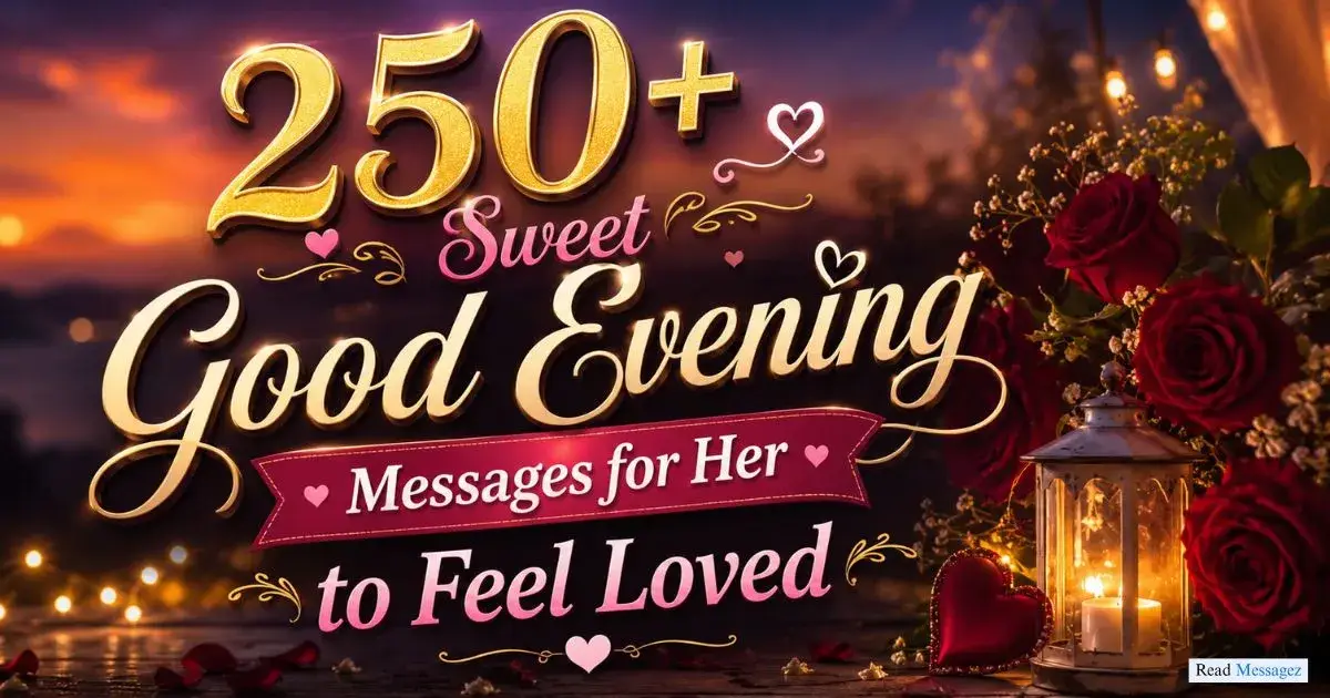 Sweet Good Evening Messages for Her
