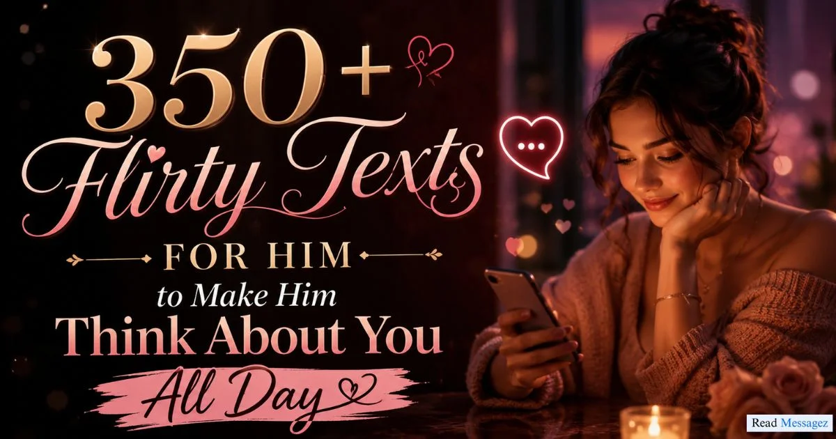 Flirty Texts for Him to Make Him Think About You