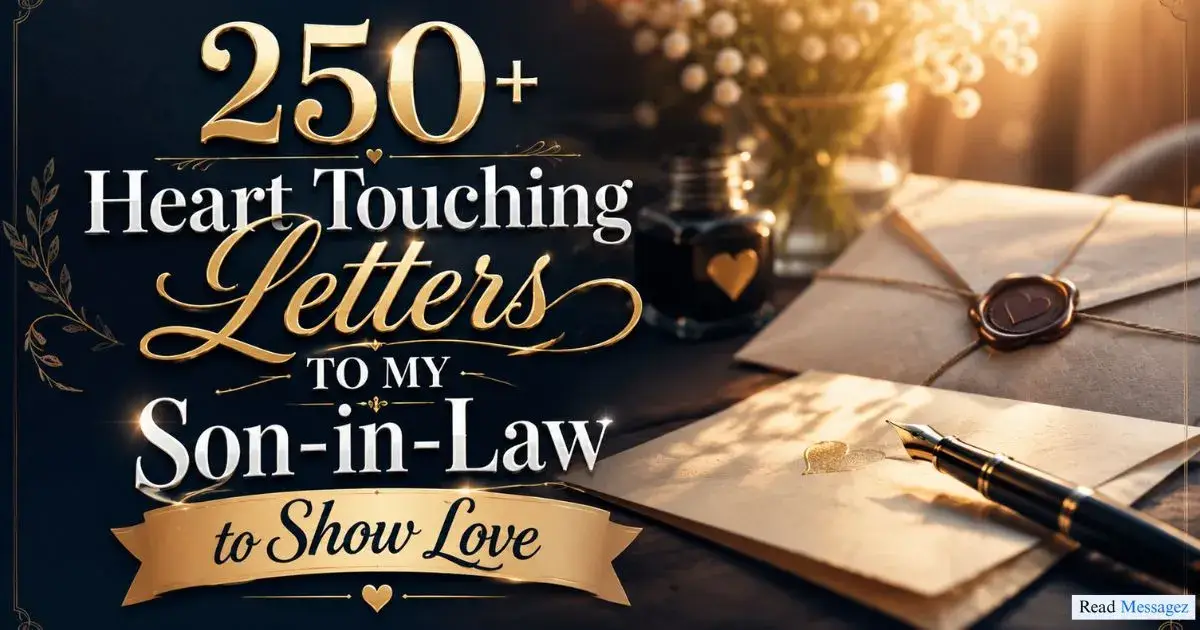 Heart Touching Letters to My Son-in-Law