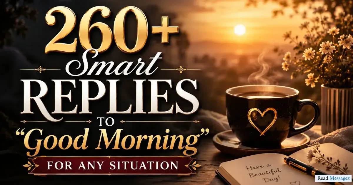 Smart Replies to “Good Morning”