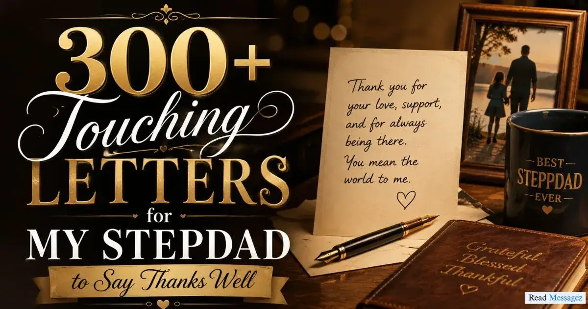 Touching Letters for My Stepdad