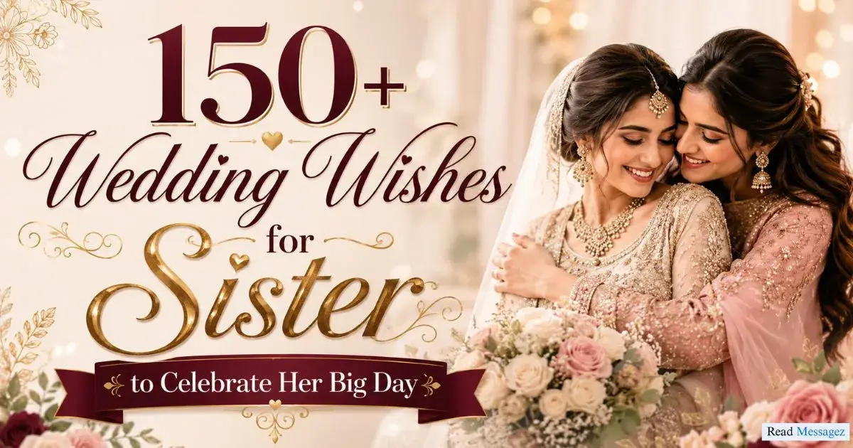 Wedding Wishes for Sister