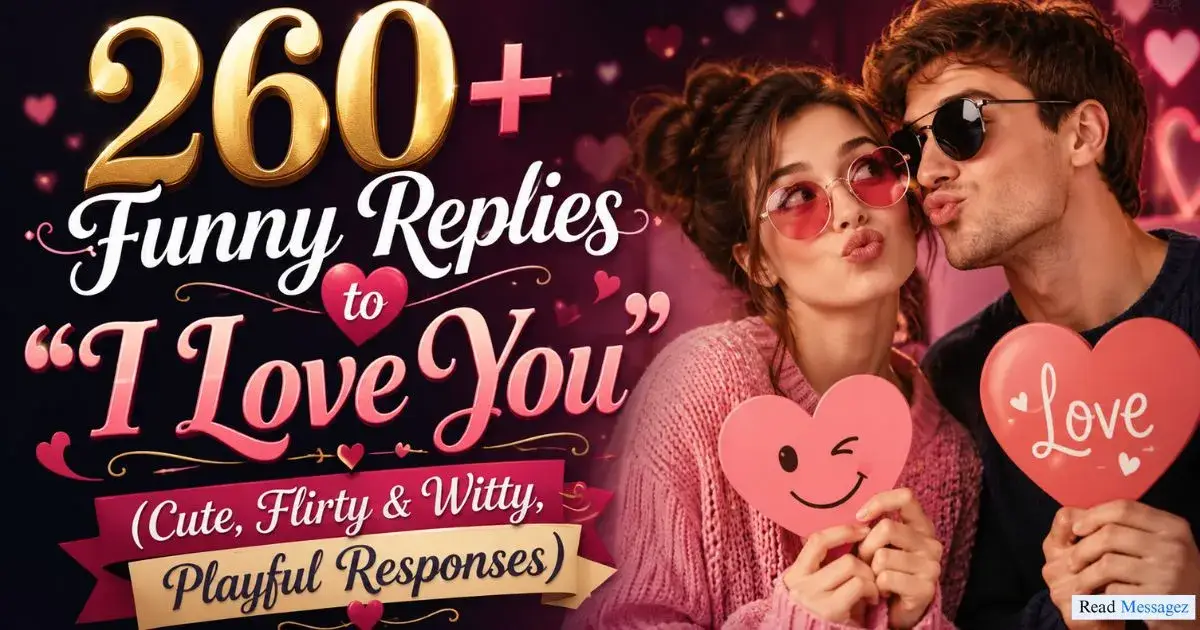 Funny Replies to "I Love You"